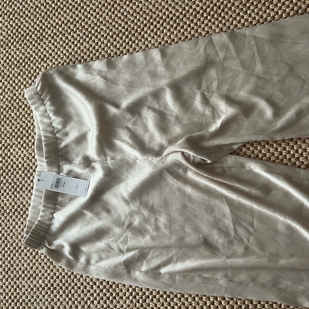 Silky Beige Pants